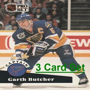 Garth Butcher Hockey Card Collection